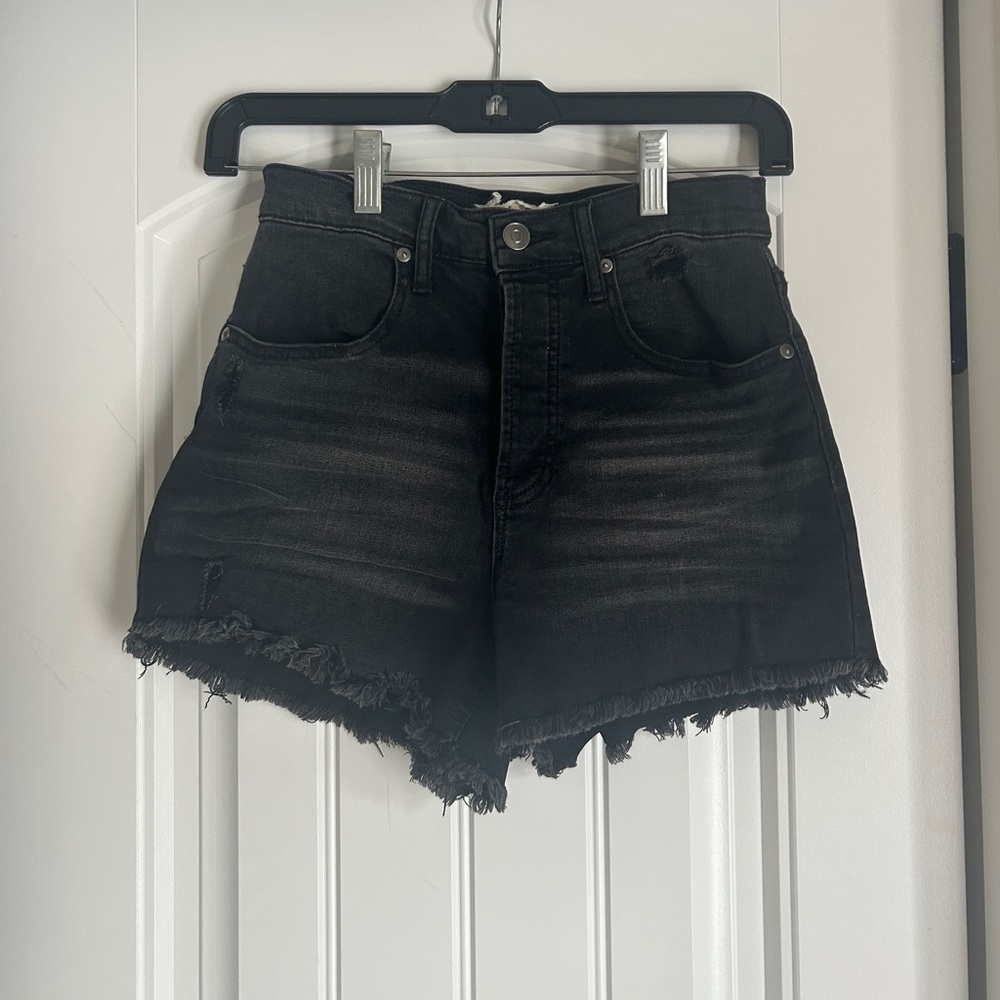 Alter’d State High Rise Black Jean Shorts